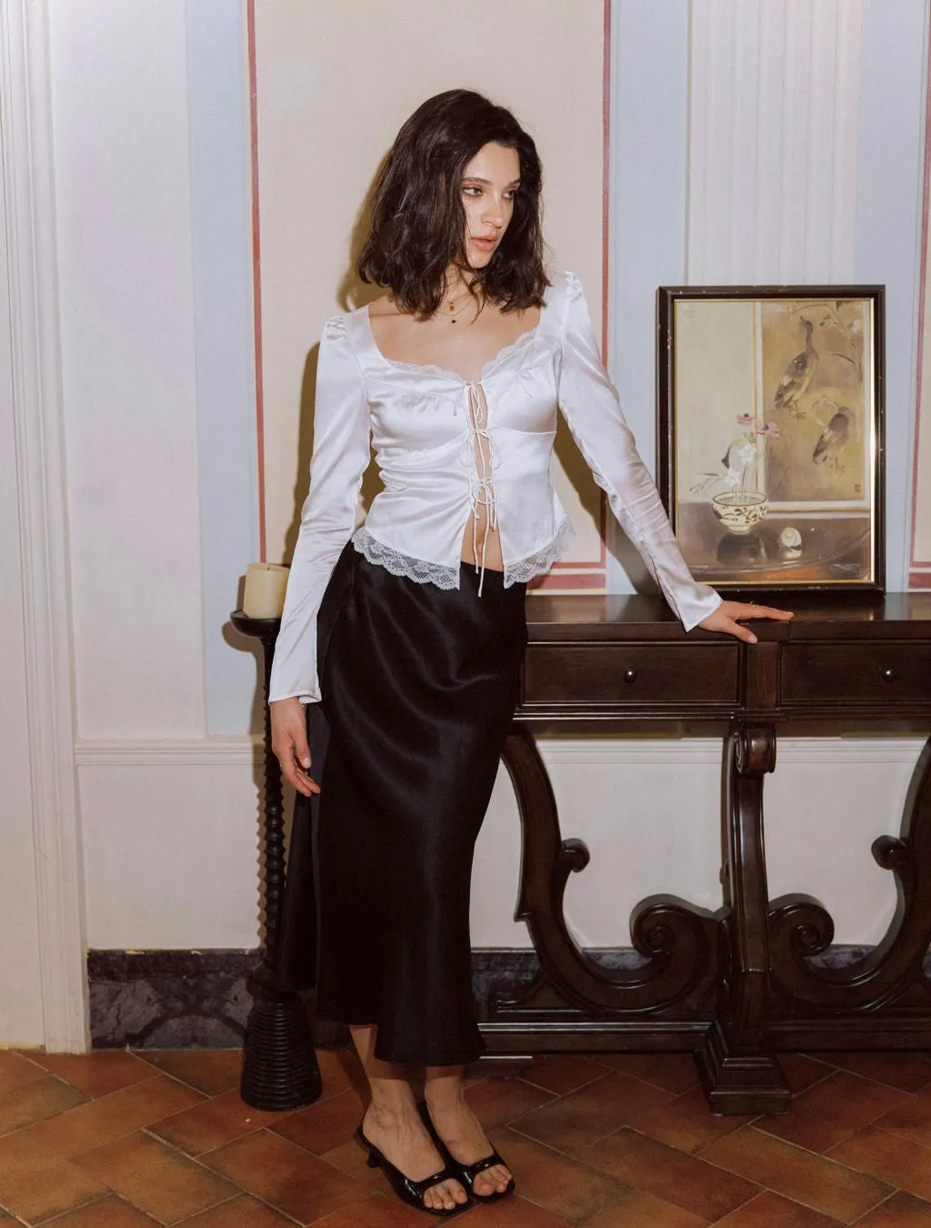 Yedda Silk Skirt